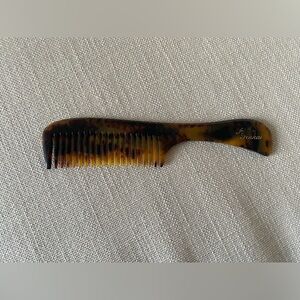 Frederic Fekkai Tortoise Wide Hair Comb Wide Round Edge Teeth Vintage France